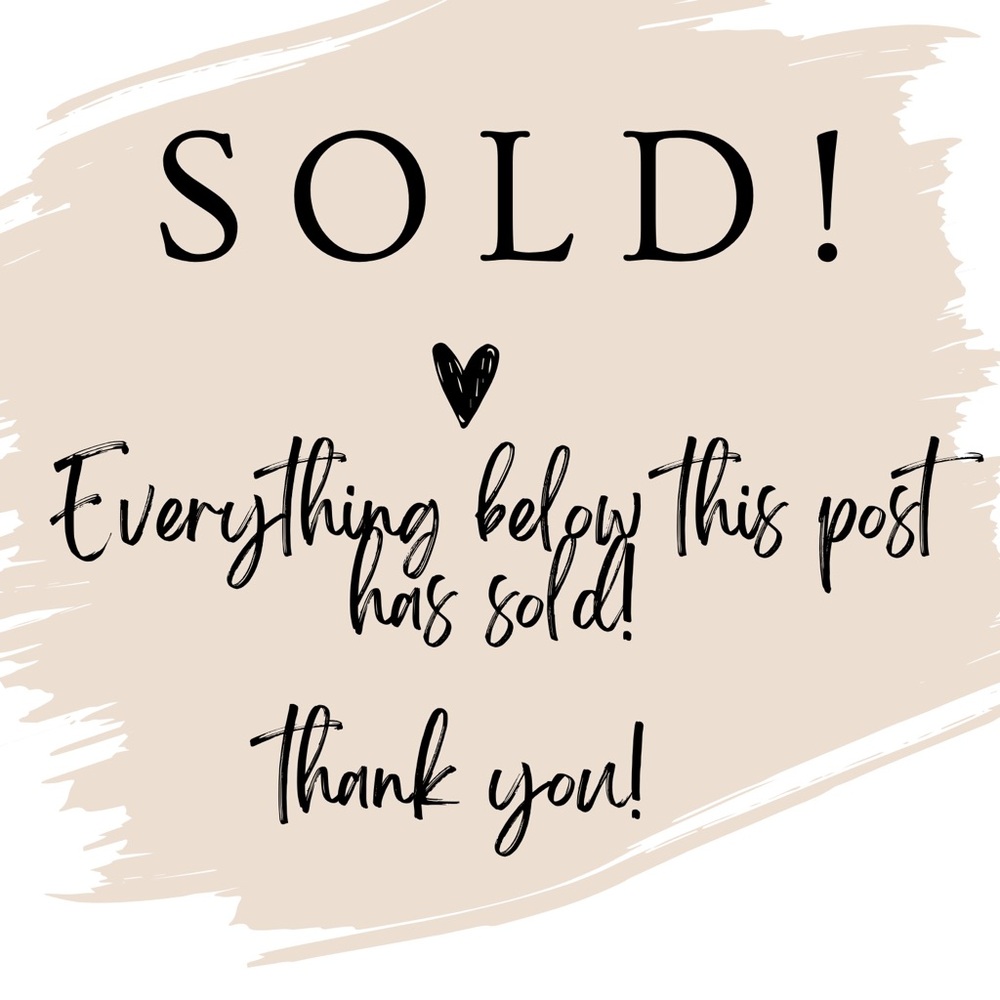 THANK YOU for helping me clear my closet!🖤